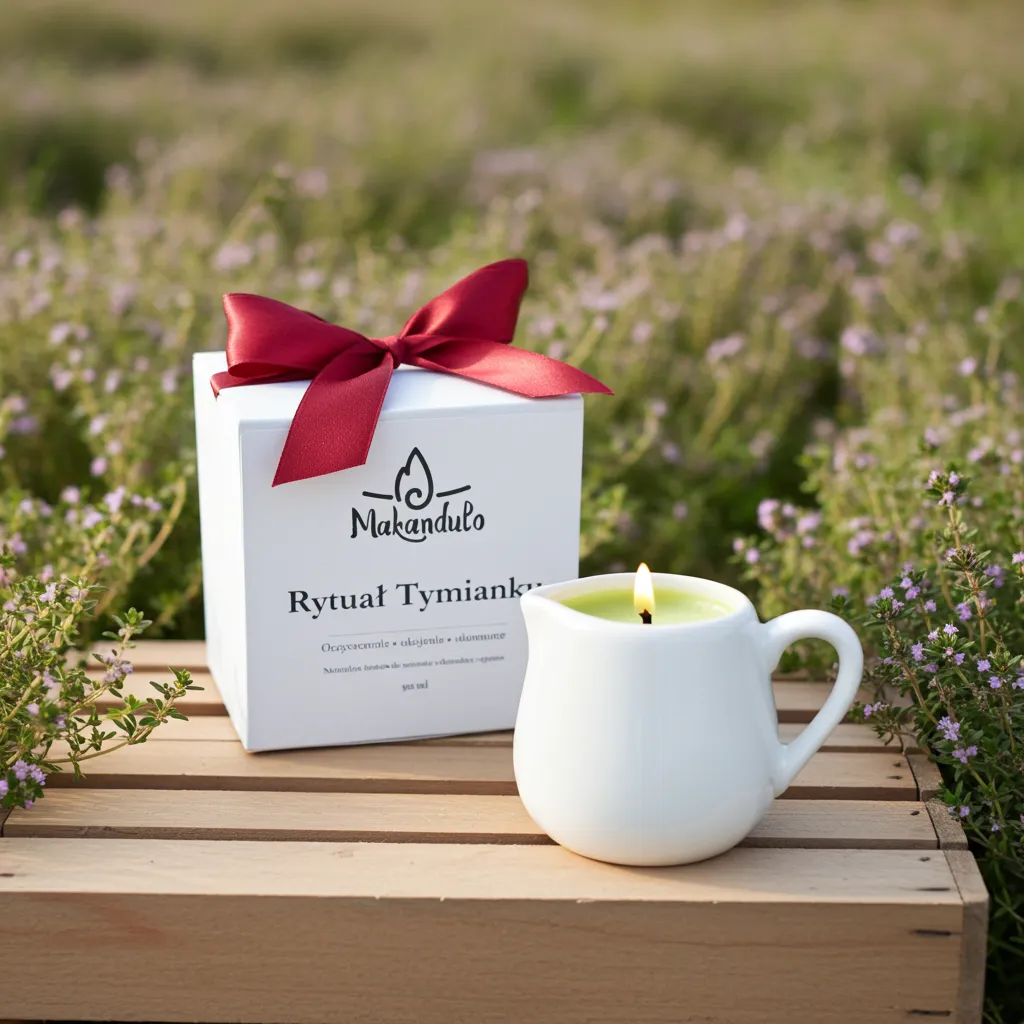 Rytuał Tymianku – świeca do masażu Makandulo – widok produktu