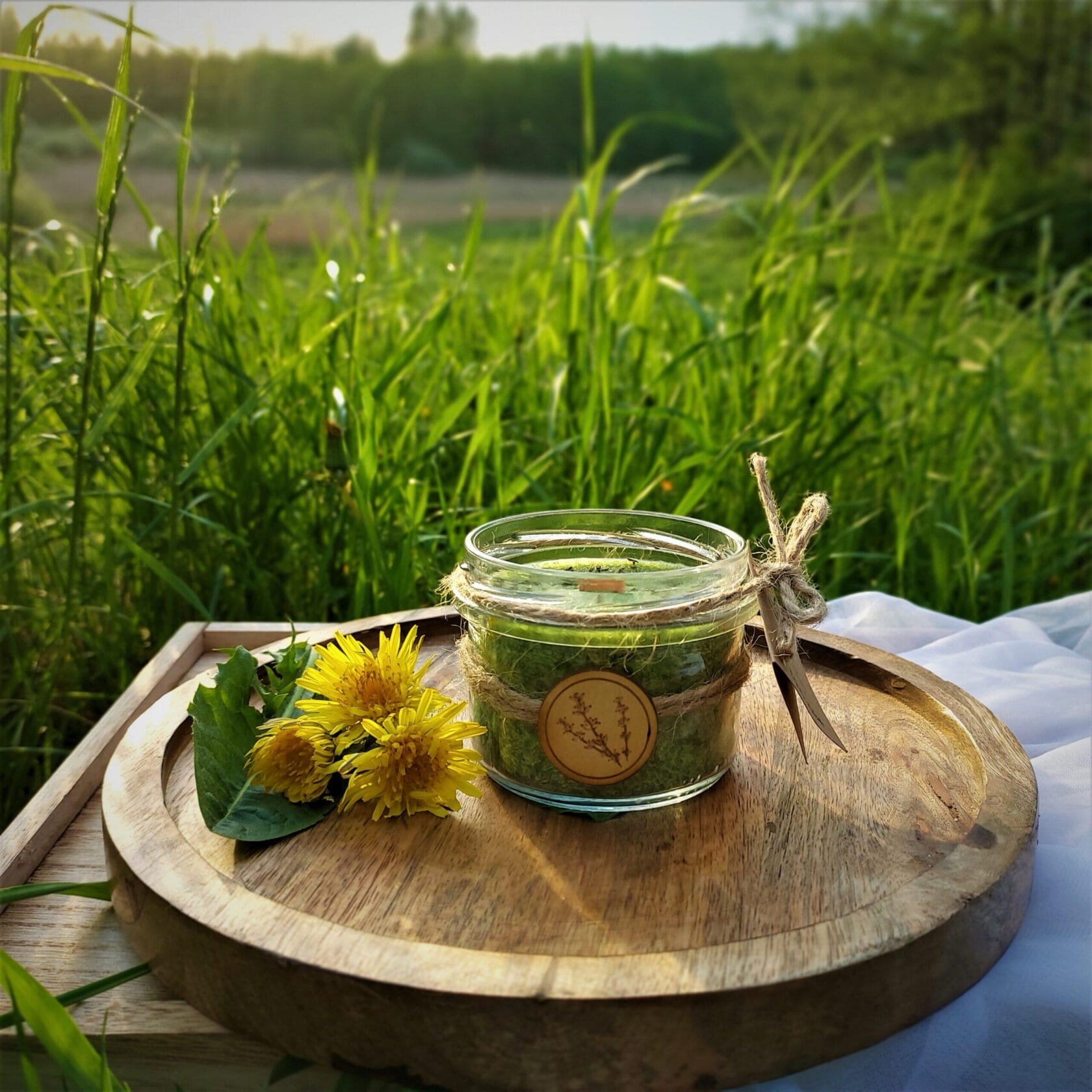 Świeca zapachowa z ekstraktem - Tymianek 5 Świeca zapachowa z ekstraktem - Tymianek - obrazek 5