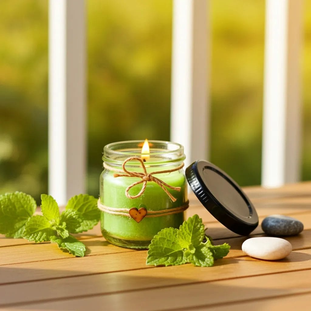 Mini świeca - Melisa 2 Mini świeca - Melisa - obrazek 2