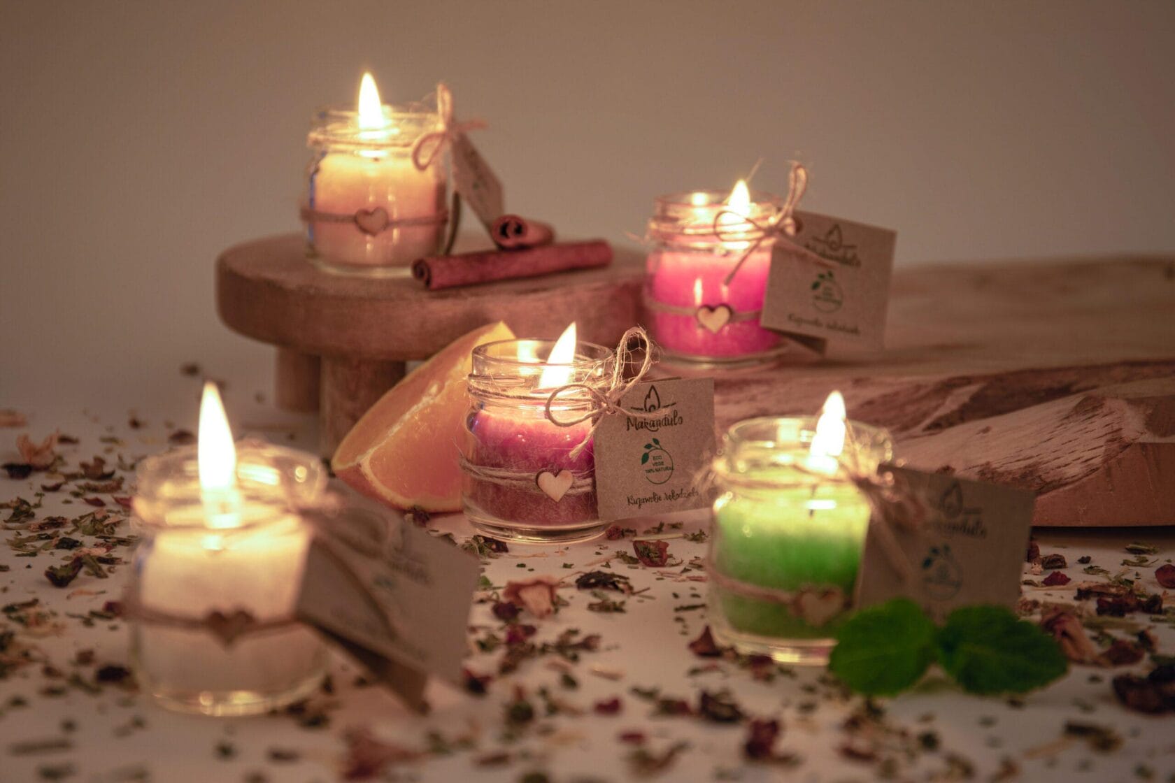 Mini świeca - Melisa 6 Mini świeca - Melisa - obrazek 6