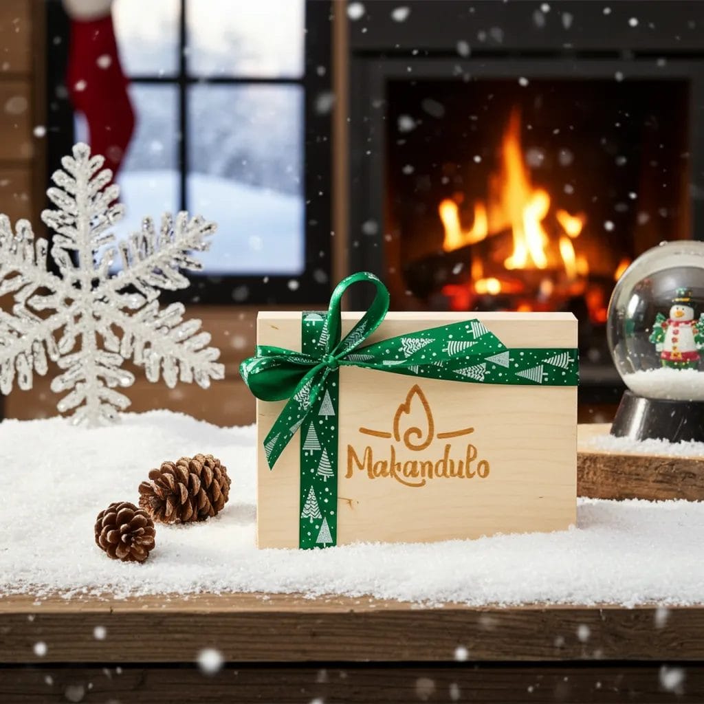 Świąteczny zestaw świec w skrzynce drewnianej - 3 świece Makandulo| Gotowy Prezent pod choinkę 3 Świąteczny zestaw świec w skrzynce drewnianej - 3 świece Makandulo| Gotowy Prezent pod choinkę - obrazek 3