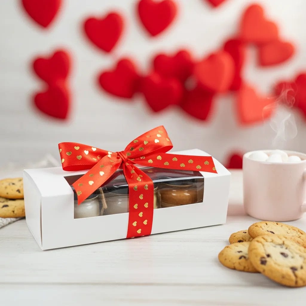 Walentynkowy zestaw 4 mini świec zapachowych – Eliksir Miłości, Róża, Wanilia, Rozgrzewająca Pomarańcza | Makandulo 4 Walentynkowy zestaw 4 mini świec zapachowych – Eliksir Miłości, Róża, Wanilia, Rozgrzewająca Pomarańcza | Makandulo - obrazek 4